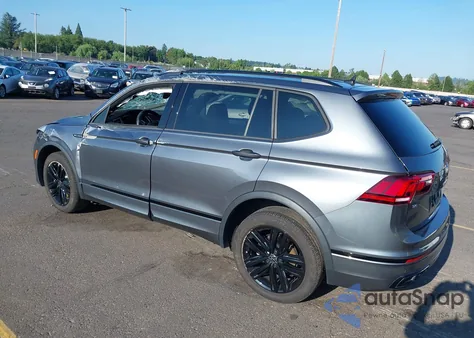2022 Volkswagen Tiguan 2.0T Se R-Line Black from USA, damaged, VIN 3VV8B7AX2NM126366